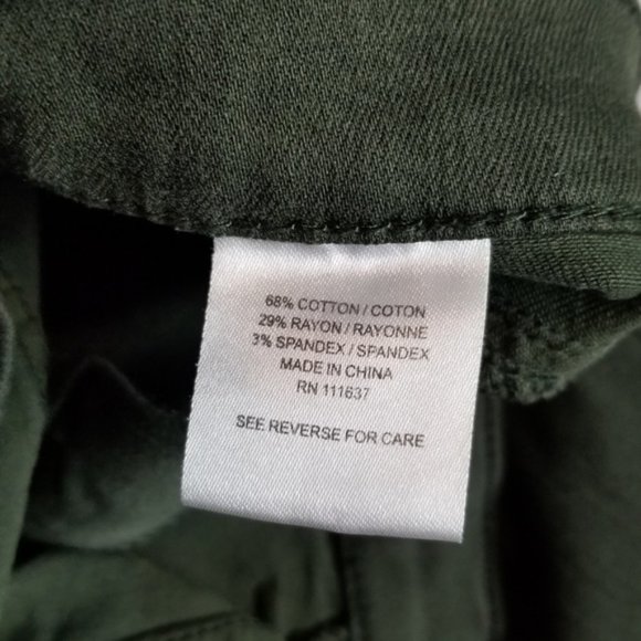 Lila Ryan Mid-rise Skinny Louise Jeans Olive NWT - Picture 4 of 4